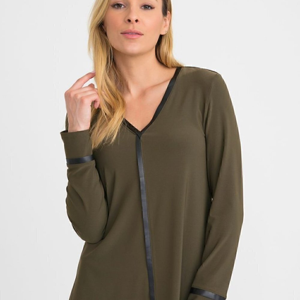 Nwt Joseph Ribkoff - Size 8 - Khaki with Black